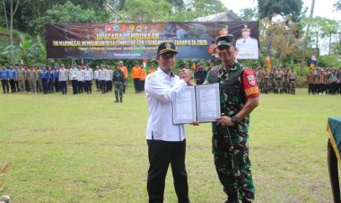 Tembus Kabut Kaloran, TMMD ke-128 Bangun Jalan Desa Tleter dan Buka Akses Ekonomi Warga